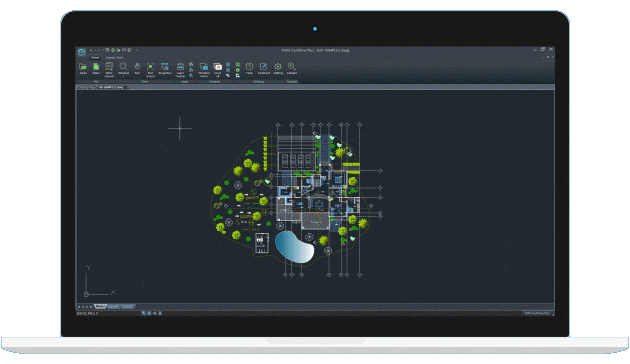 screenshot of DWG FastView Plus